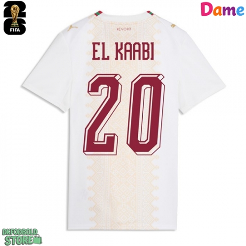 Marokko Ayoub El Kaabi #20 Replika Udebanetrøje Dame VM 2026 Kortærmet